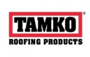 TAMKO Roofing Products logo in black and red text on a white background
