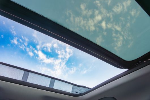 The Sunroof of a Car With a View of the Sky — A1 CarGlass In Caloundra, QLD