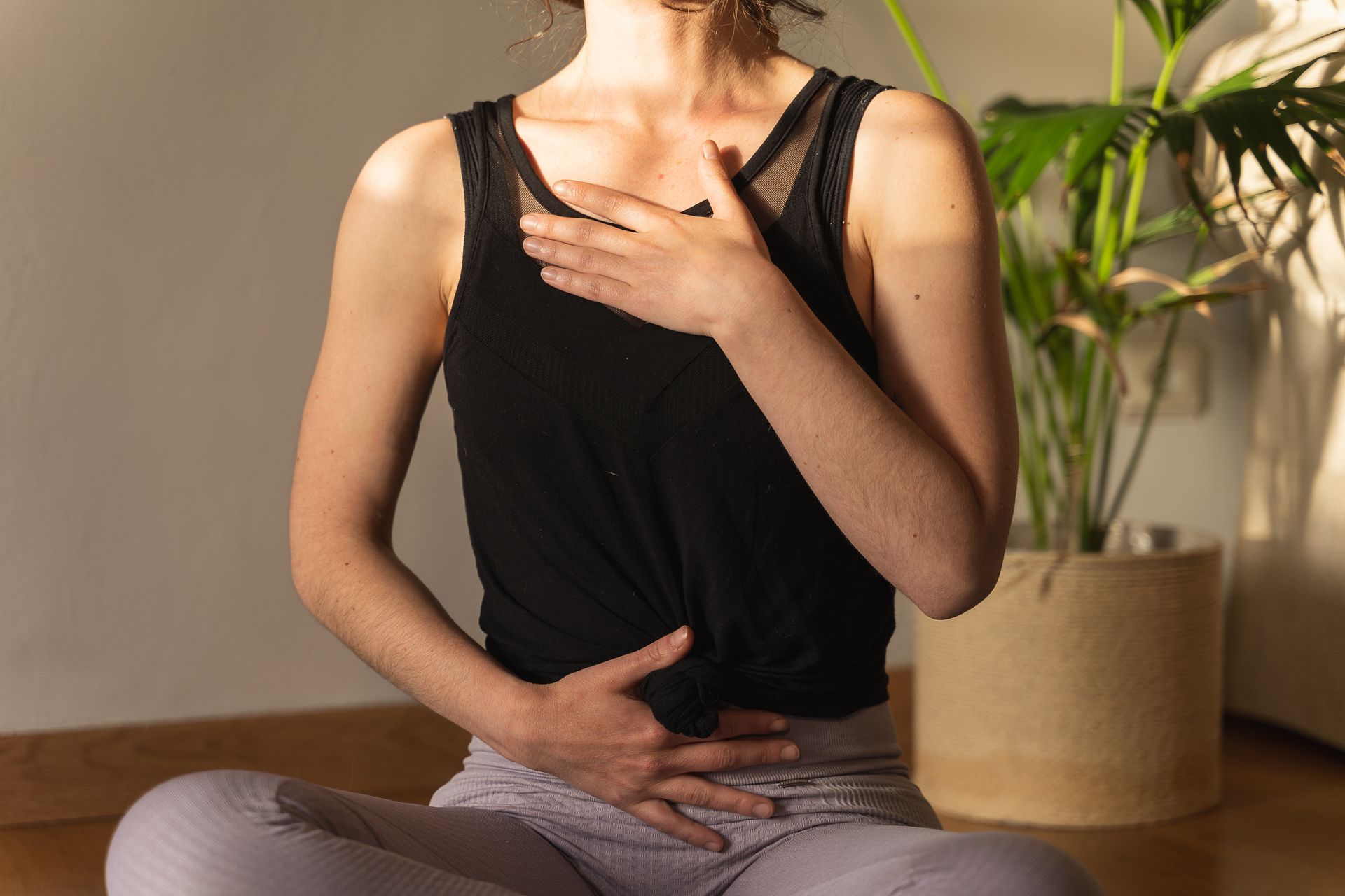 Person Meditating Indoors — Hands on Healing Massage In Tamworth, NSW