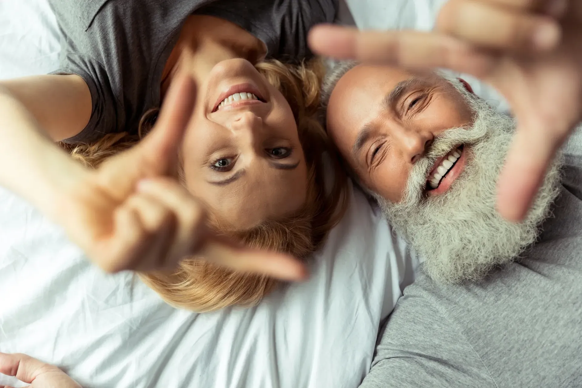 happy couple after getting All-on-4 dental implants in Missoula, MT.