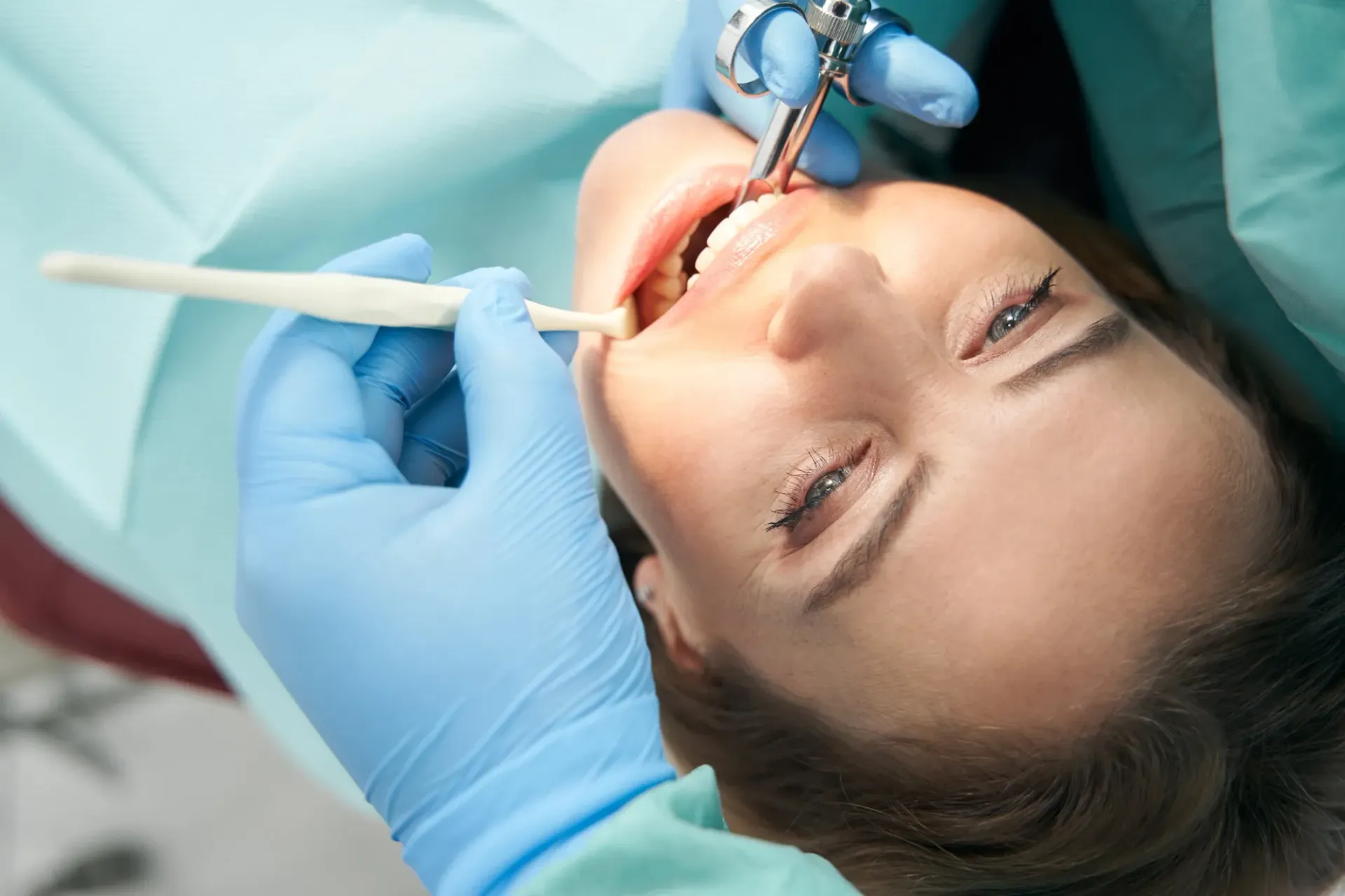 woman getting treatment at the sedation dentist in Missoula, MT