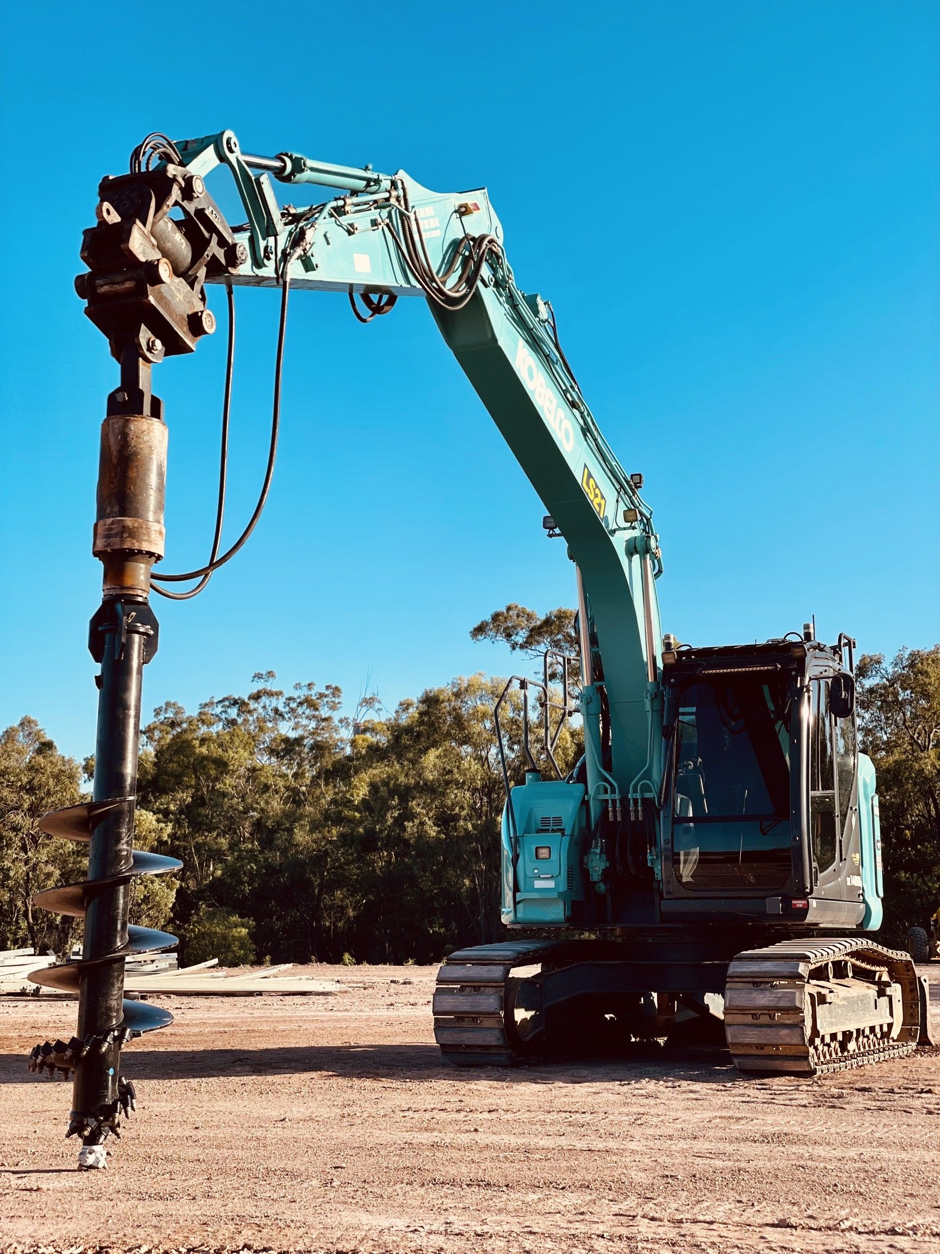 Centurion 1000 Drill on a Flatbed Truck — LS Plant Hire in Calliope, QLD