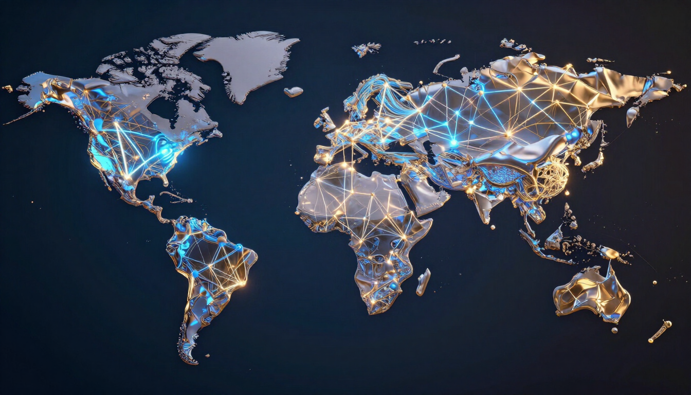 AI technology visualization for website visibility