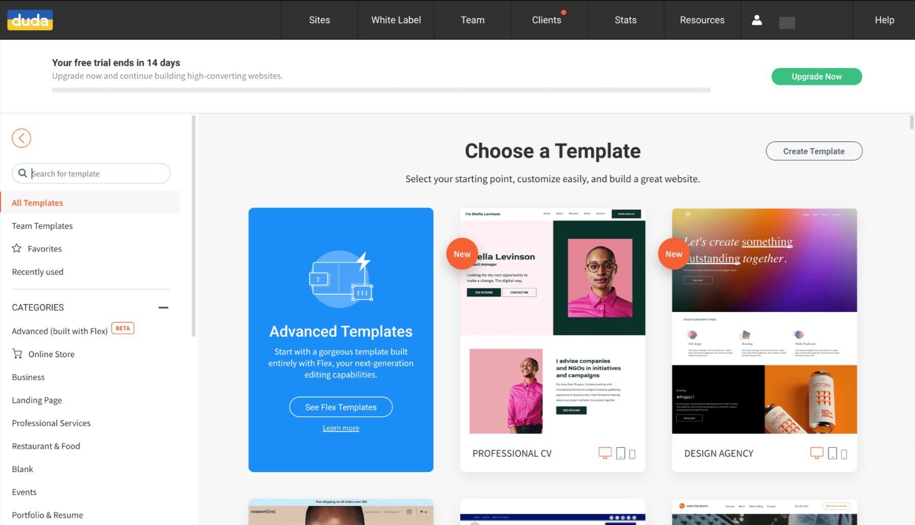 duda templates