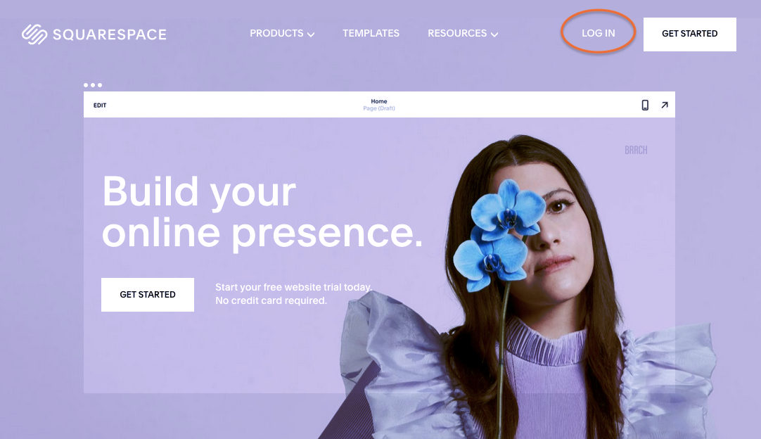 squarespace builder