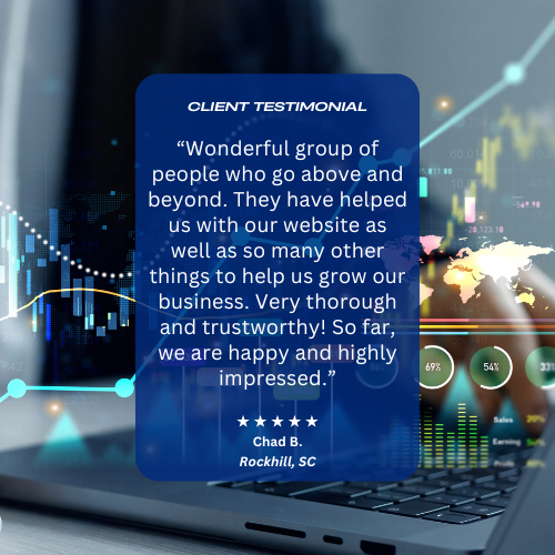 top seo company charlotte nc A satisfied client testimonial giving Digital Kings Networking a 5-star rating for our seo services.