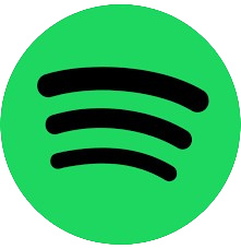 The Spotify logo: a bright green circle containing three black, curved horizontal lines representing a sound wave.