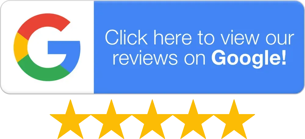 Google reviews banner with five gold stars and text: “Click here to view our reviews on Google!”