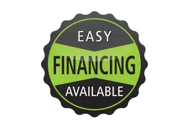 Black and green badge reading “Easy Financing Available”