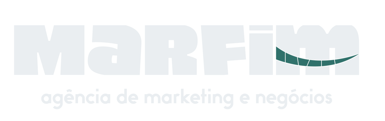 Logotipo da agência marfim de marketing e negócios