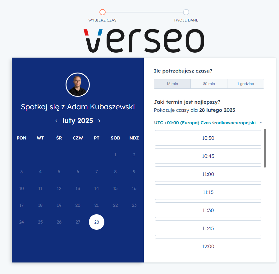 Hubspot - integracja z kalendarzem Google i Microsoft