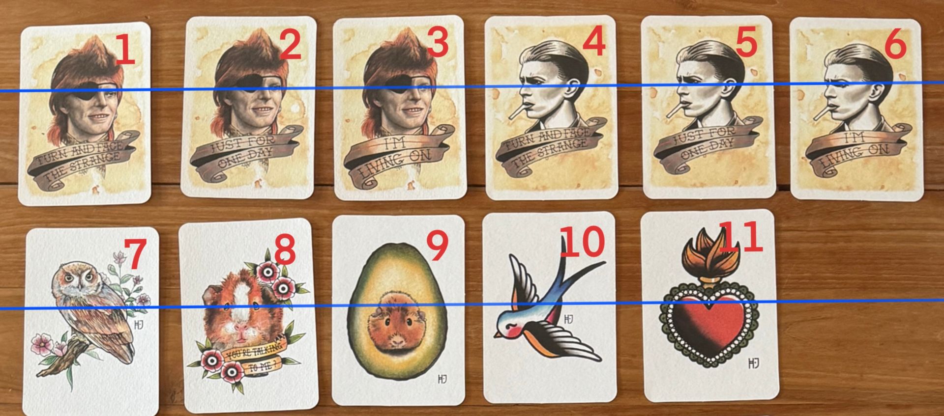 Set met 5 kaarten / mini prints – jij kiest welke