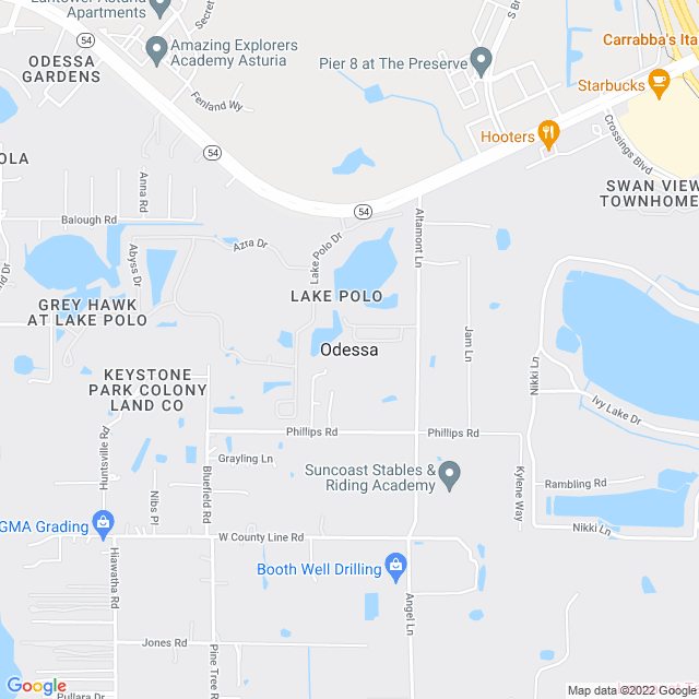 Map of business location