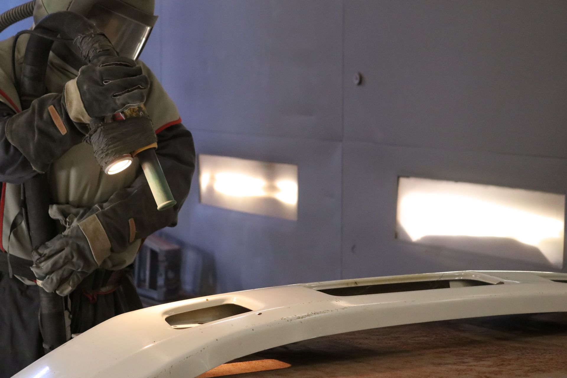 auto body sandblasting