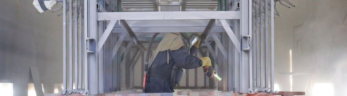 industrial sandblasting