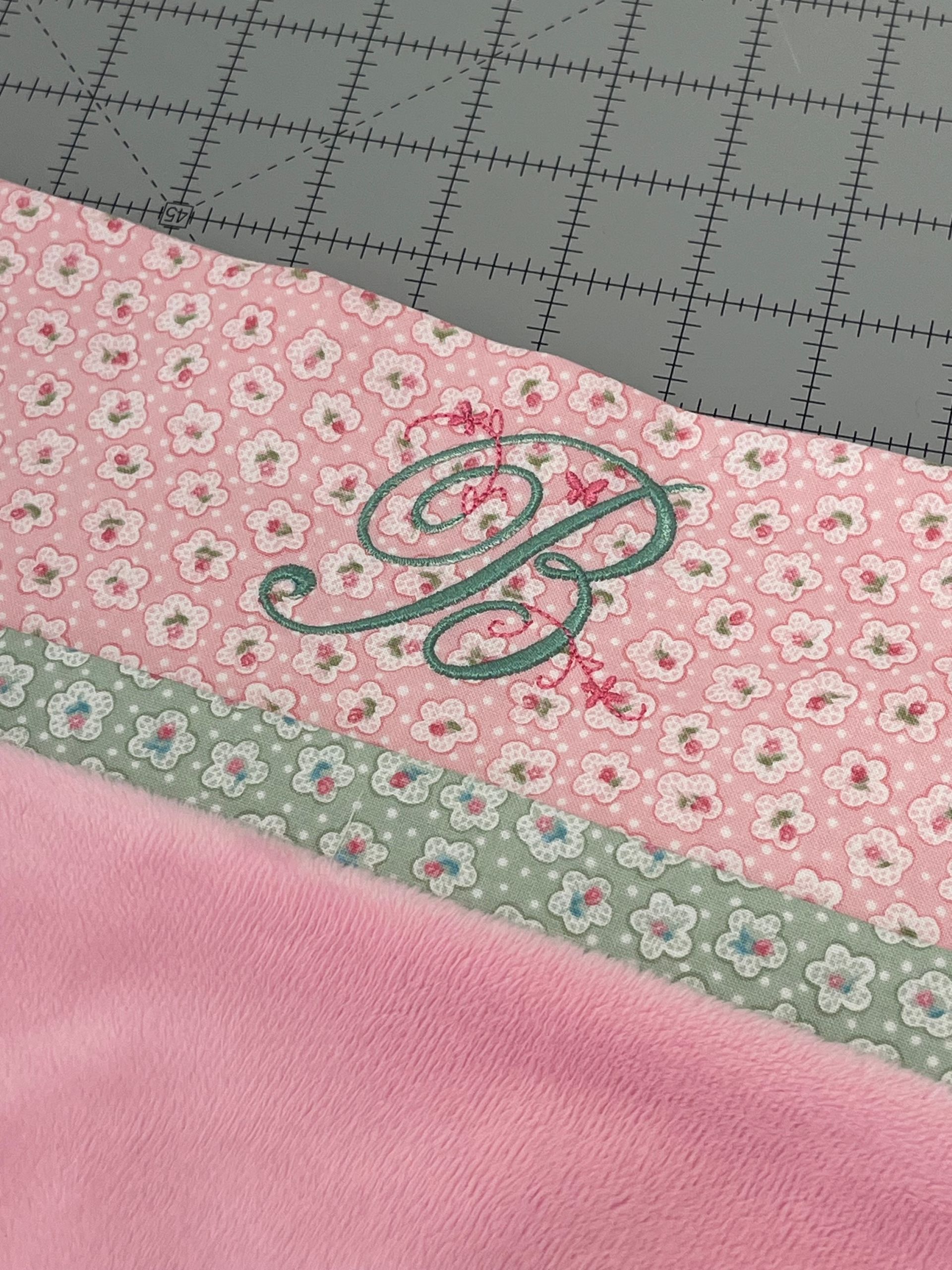 Letter embroidery