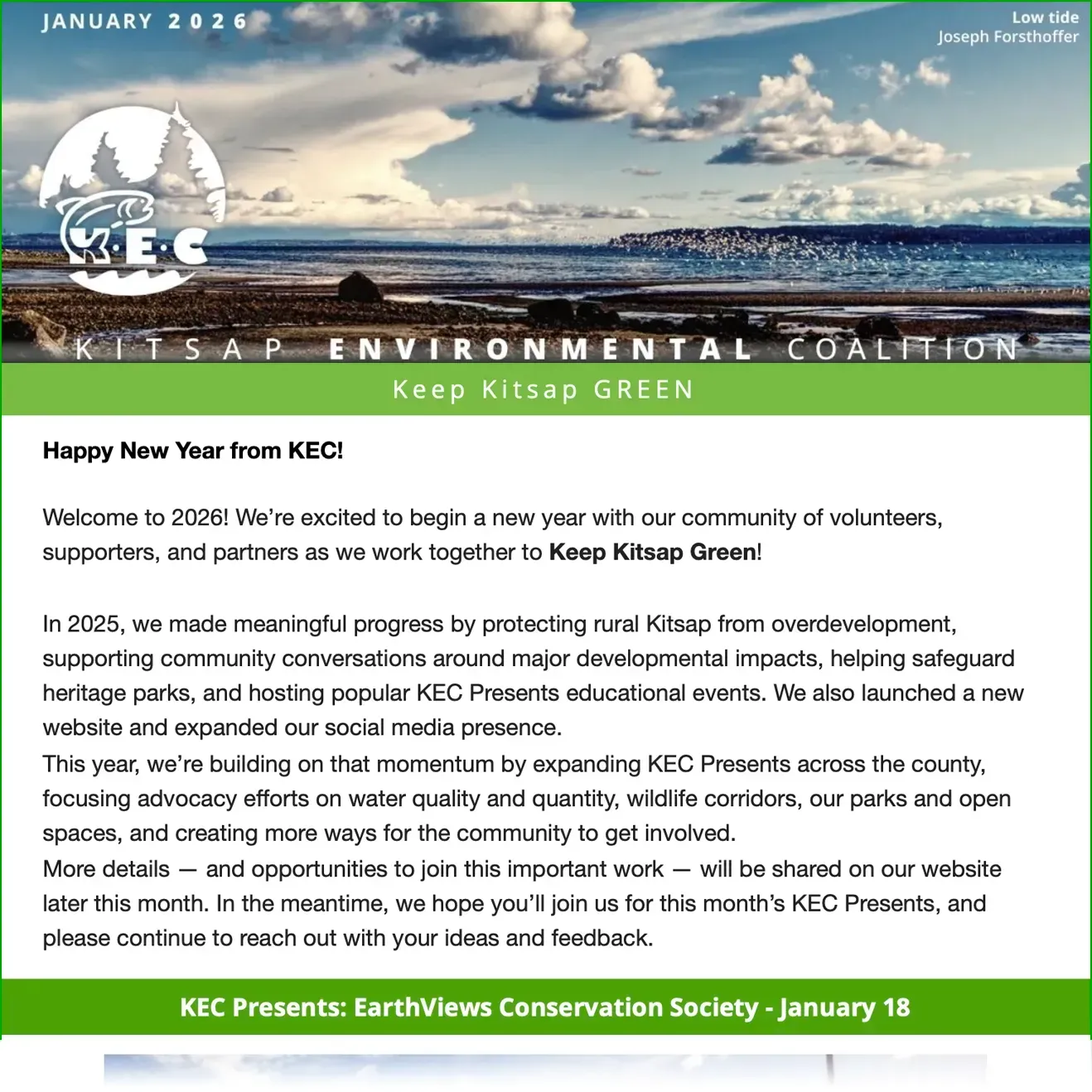 January 2026 Newsletter