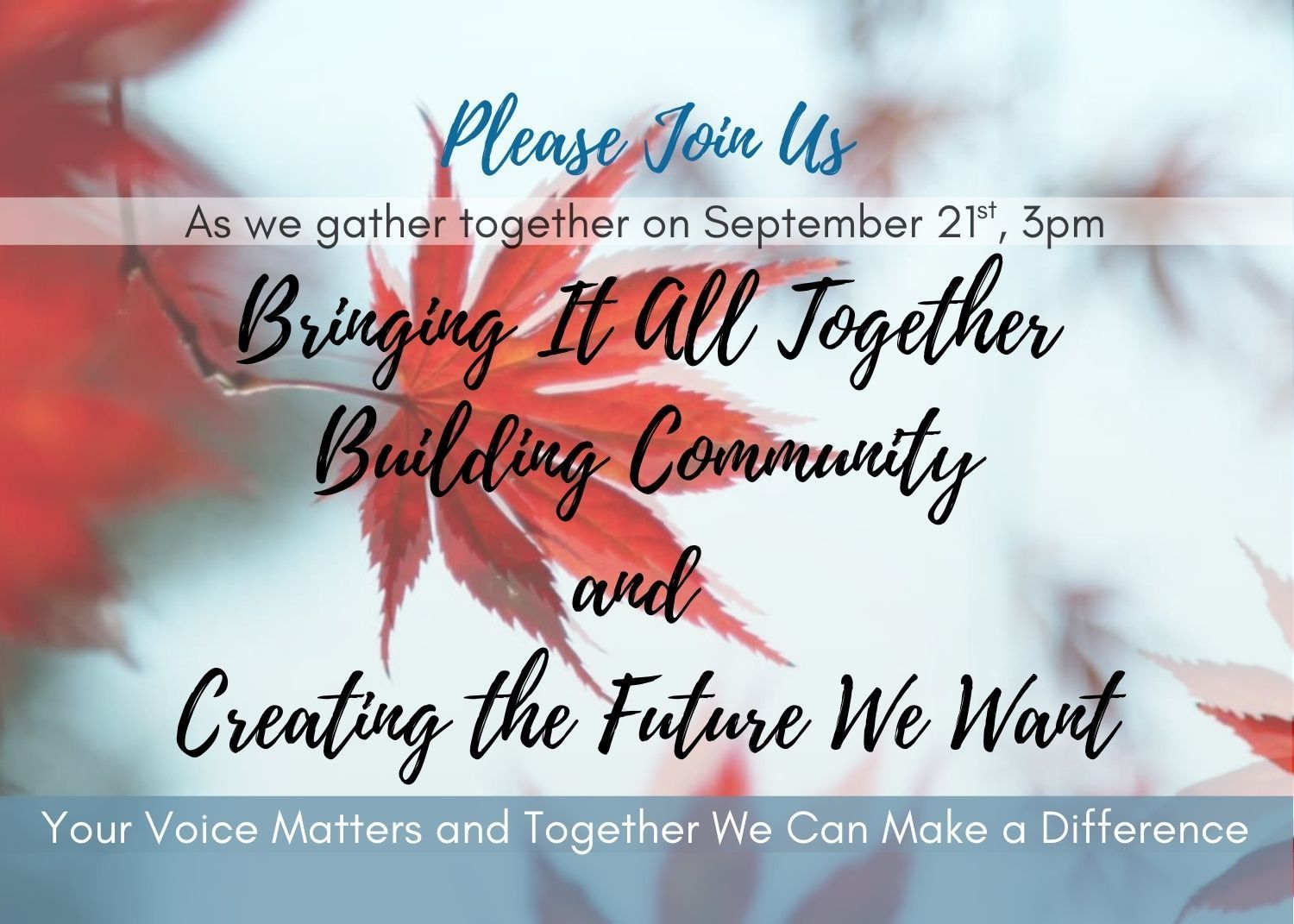 Invitation to the Bringing It All Together KEC Presents