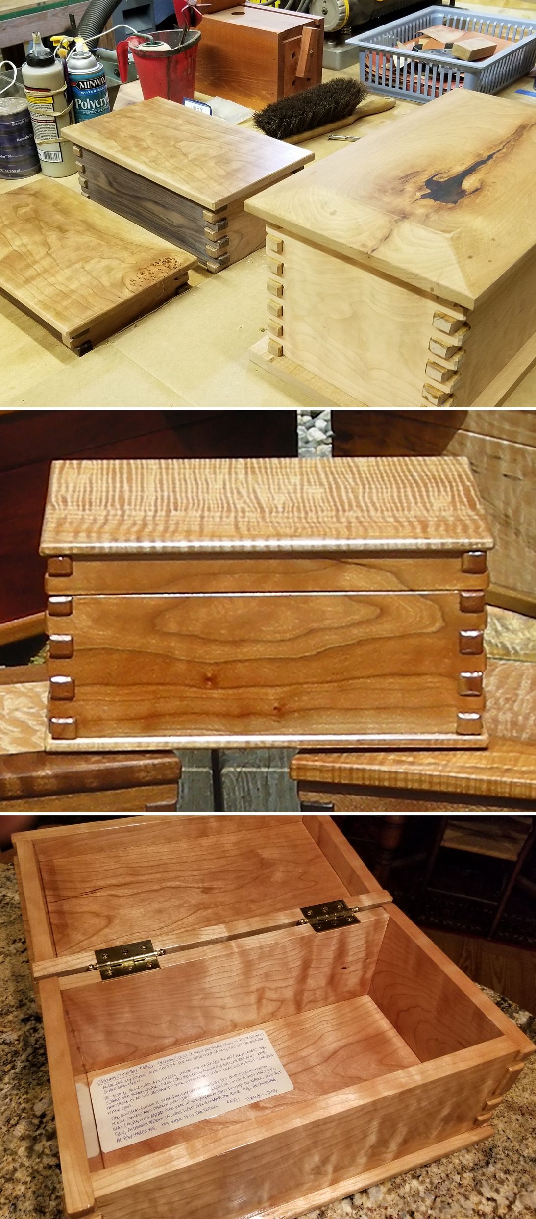 Handcrafted boxes