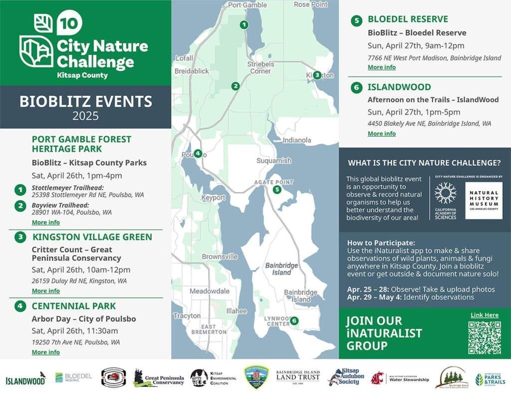 Bioblitz 2025 map graphic