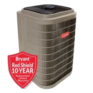 A bryant air conditioner has a 10 year replacement warranty