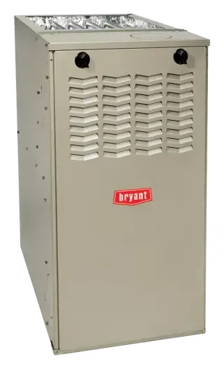 A bryant air conditioner is shown on a white background