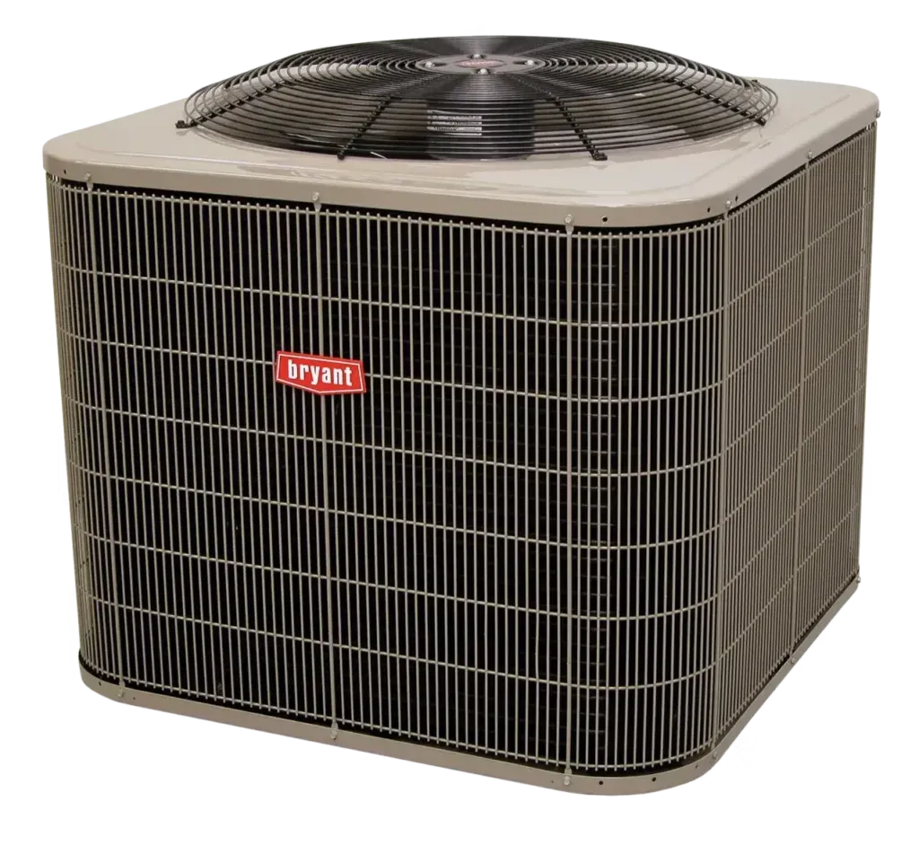 A large air conditioner that says lennox on it