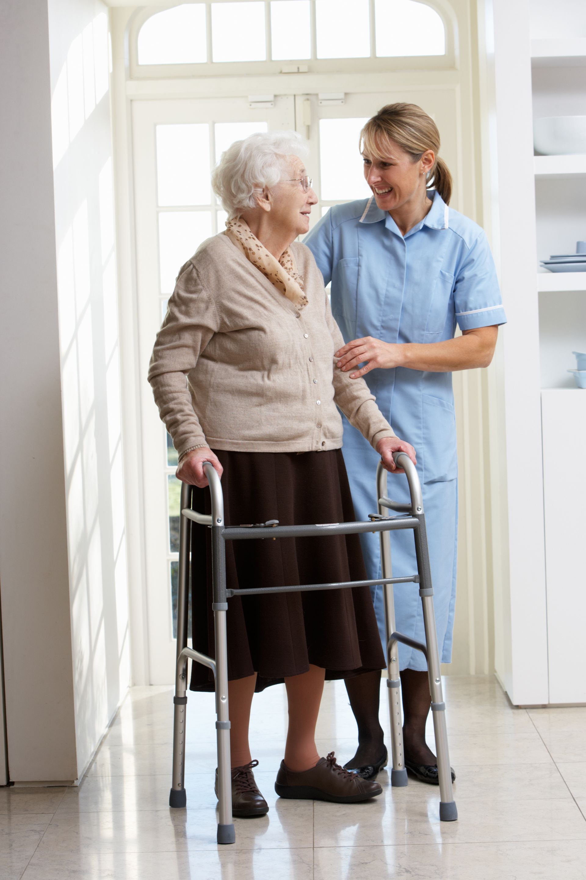 Patient with nurse