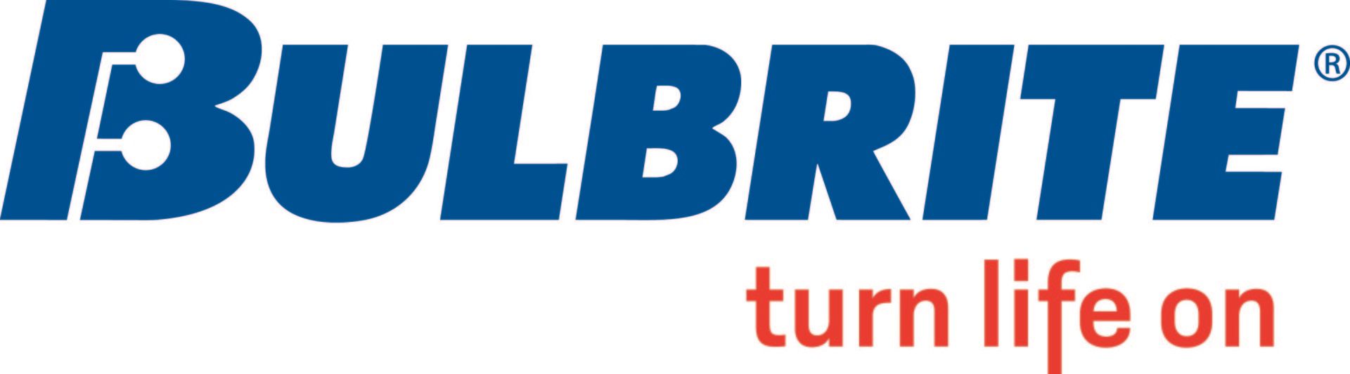 Bulbrite turn life on logo