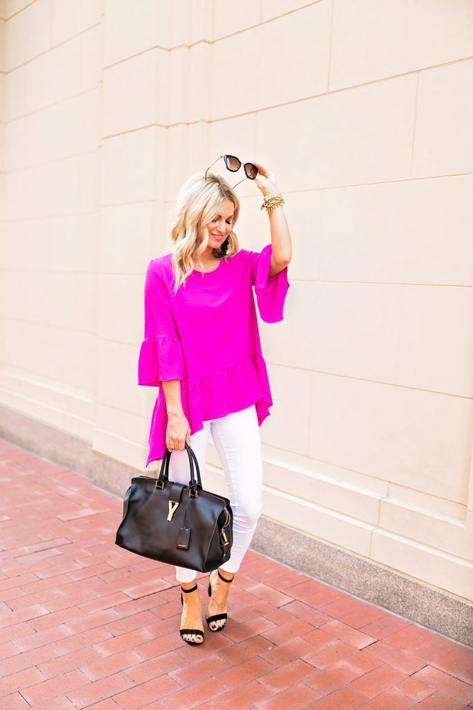 Ruffled Flowy Top by Gibson