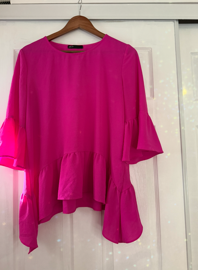 Ruffled Flowy Top by Gibson
