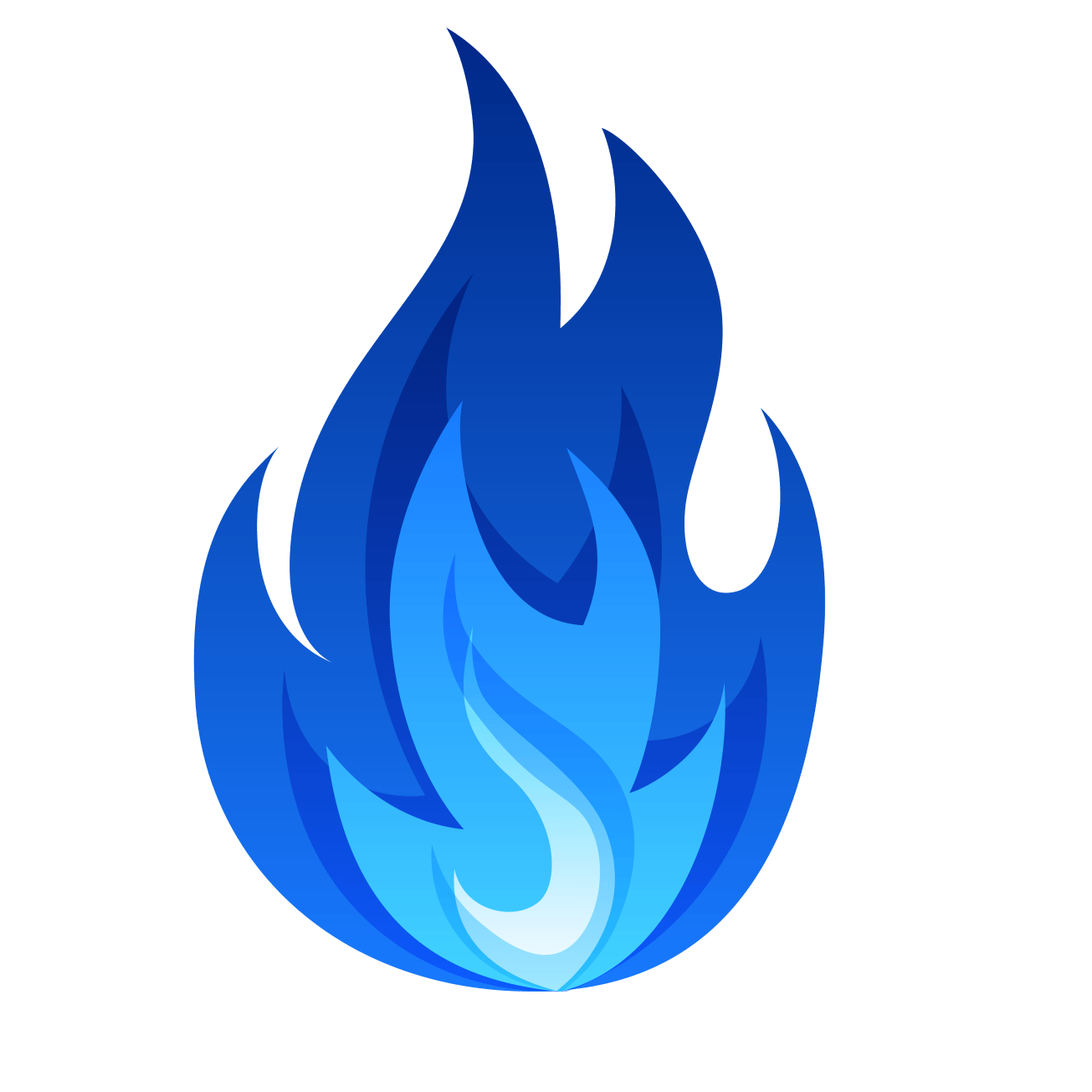 Blue flame LOGO