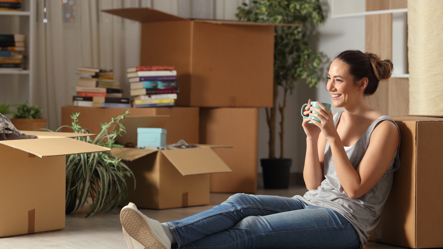 Happy Tenant Moving In