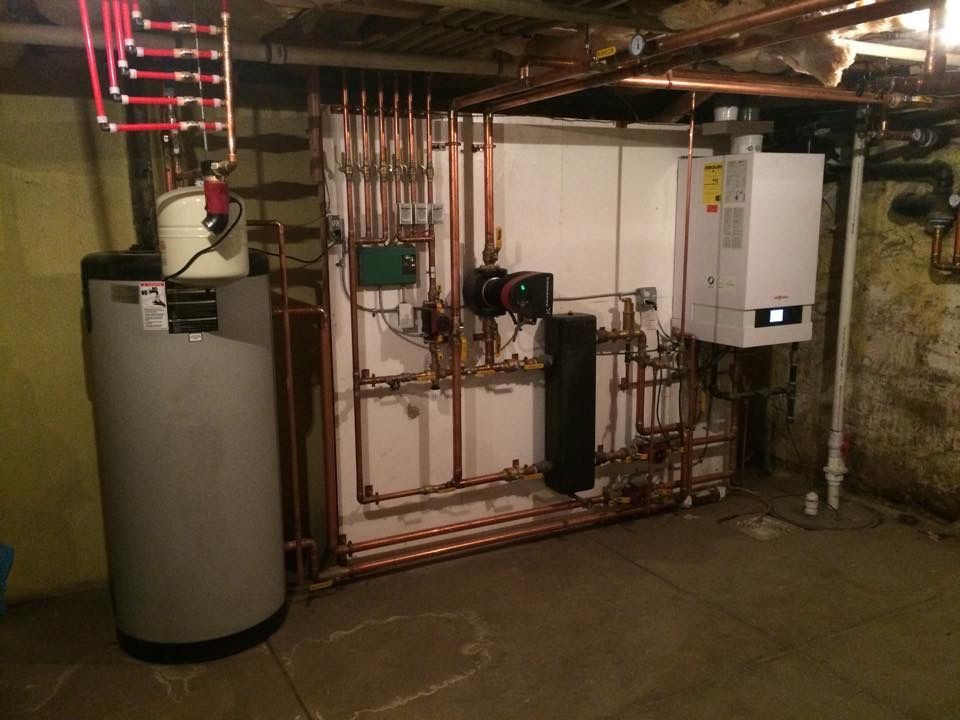 commercial boiler install