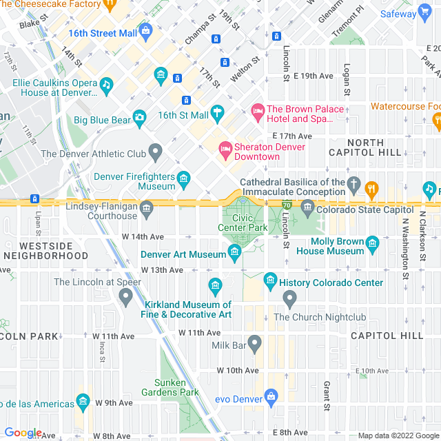 Map of business location