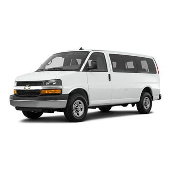 A white van is shown on a white background.