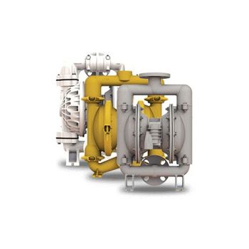 A couple of pumps are sitting next to each other on a white background.