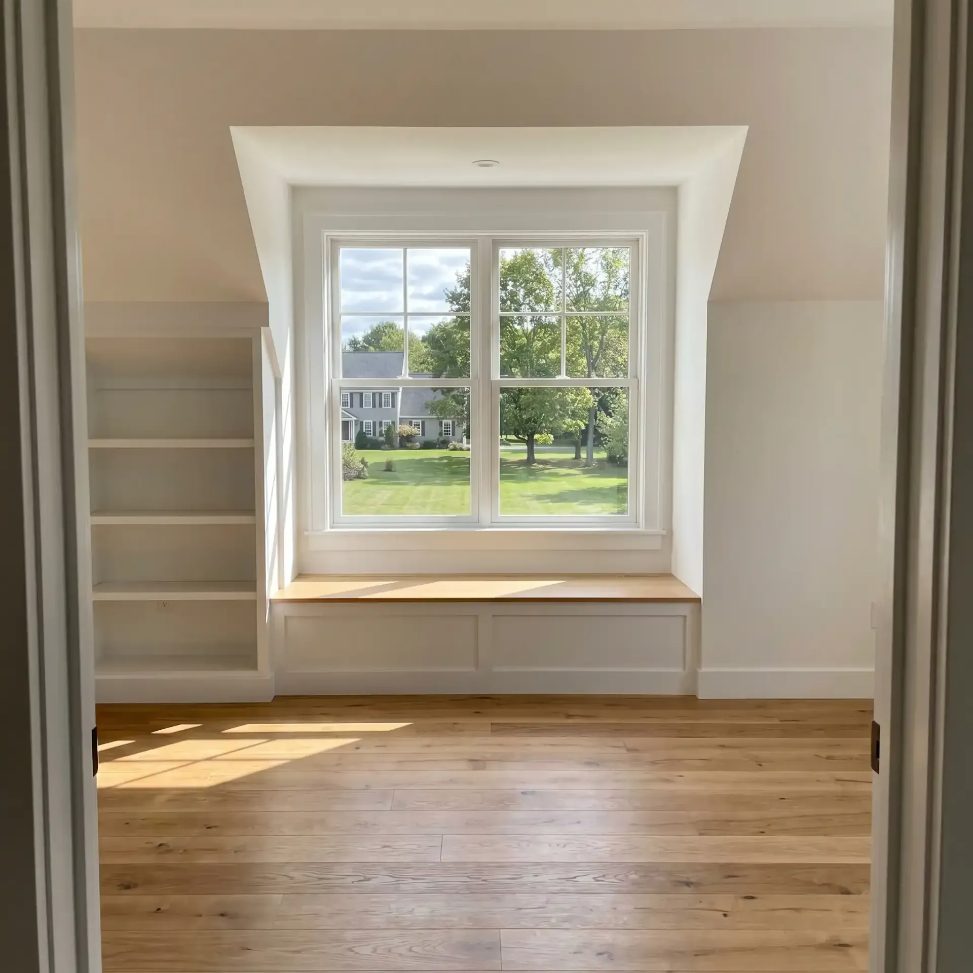 Finished second floor addition Cumberland ME Legacy Construction