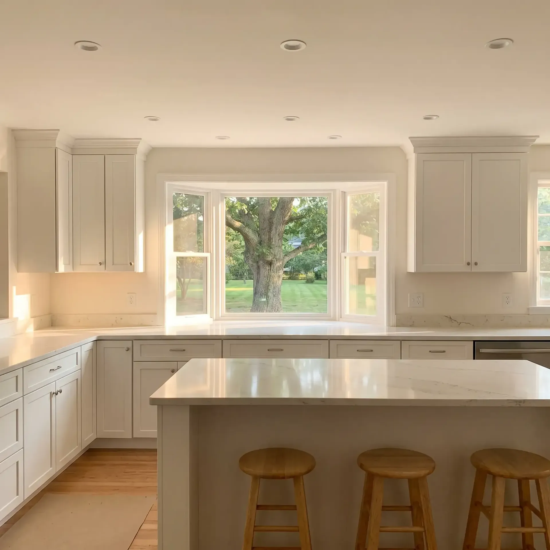 Finished kitchen addition Falmouth ME Legacy Construction