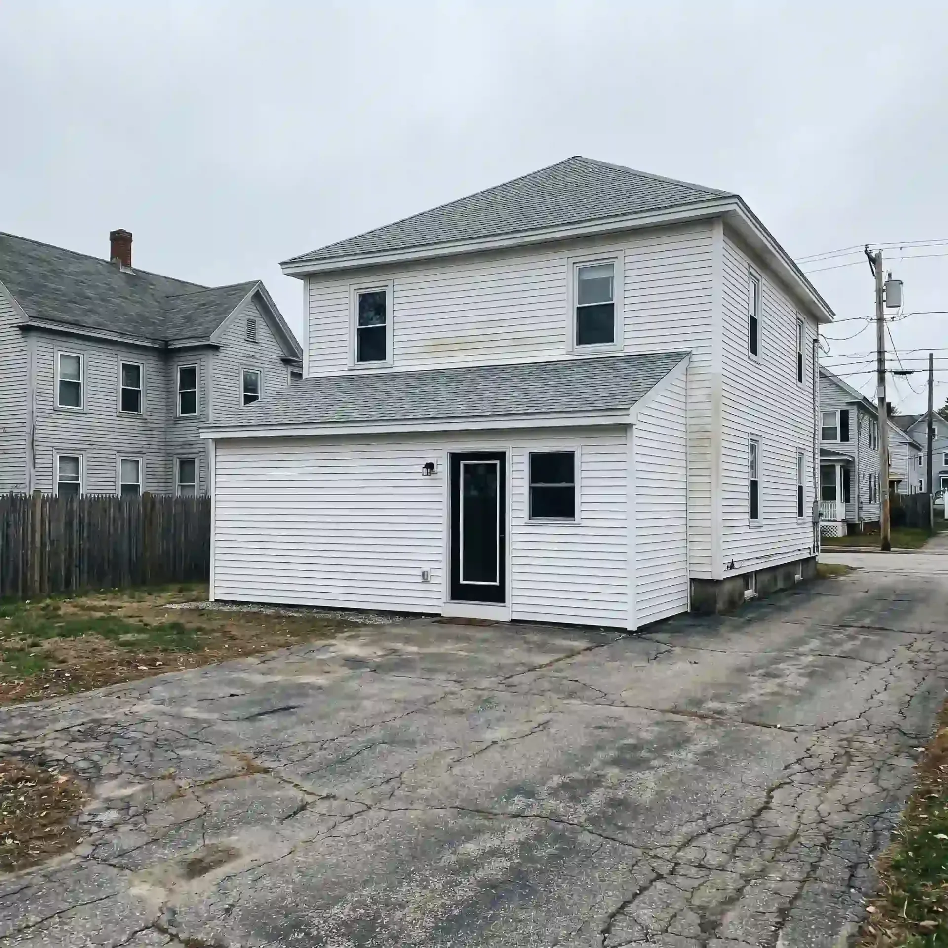 Before and after addition mill home Saco ME
