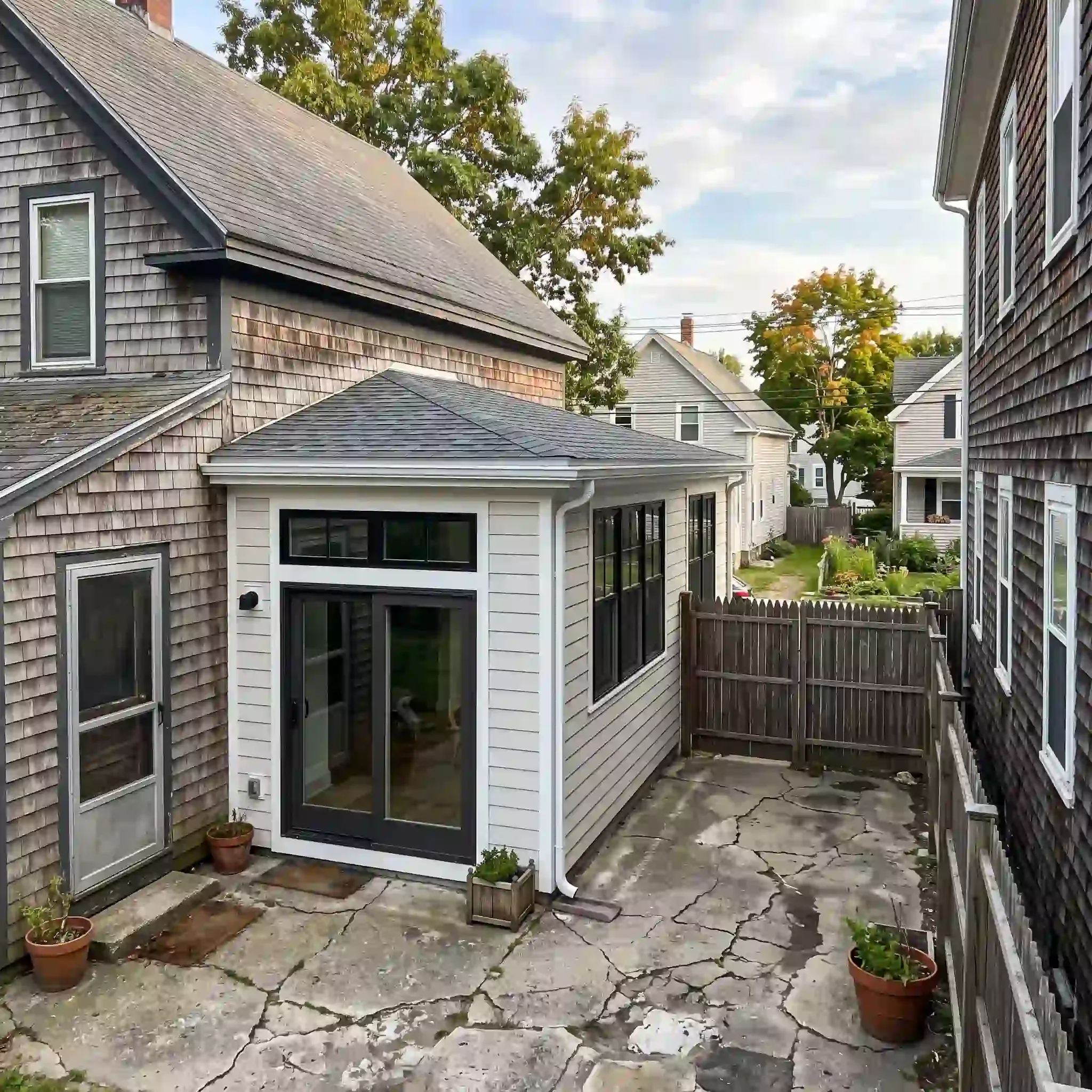 South Portland urban homeowner with no room to expand