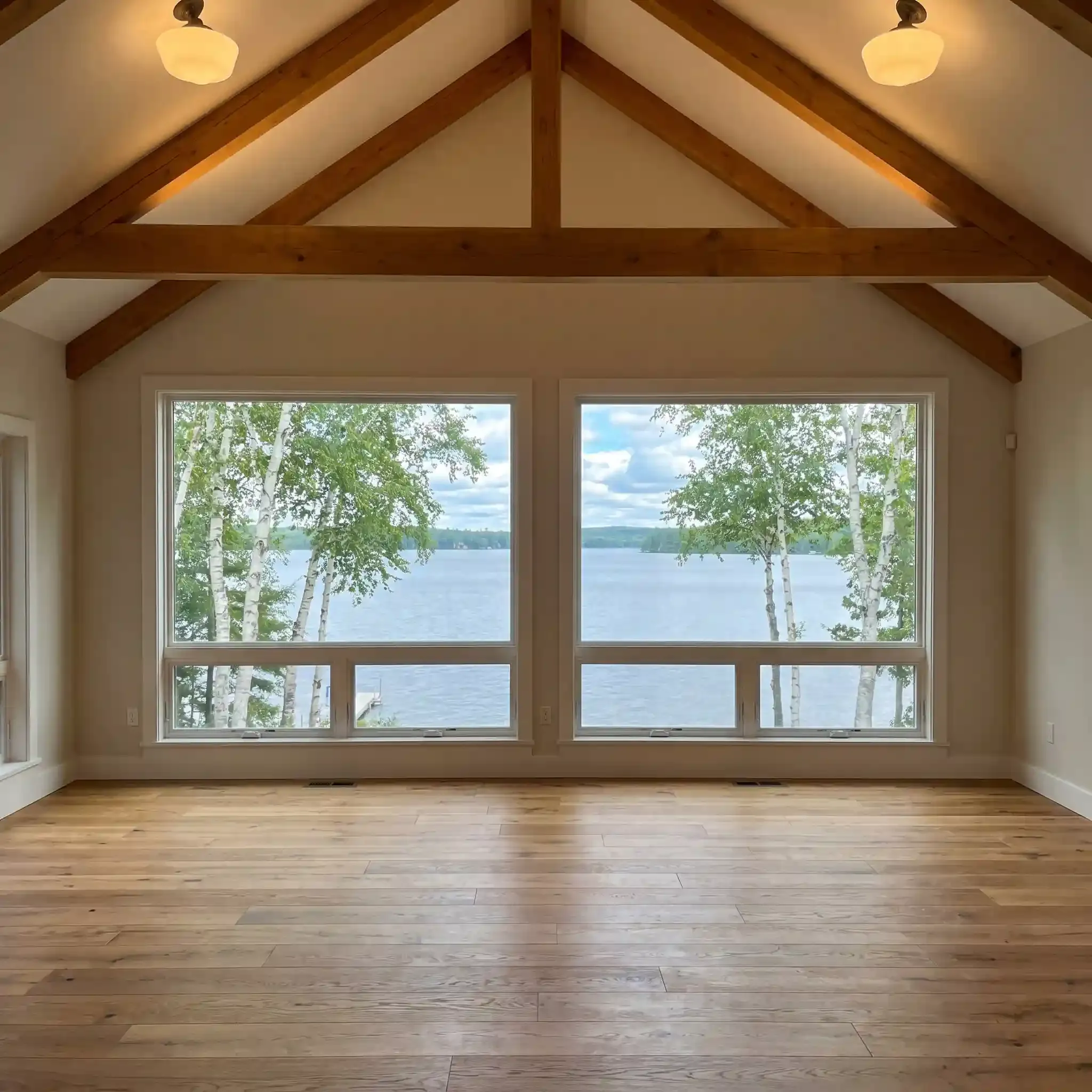 Finished lake camp addition Standish ME Legacy Construction Finished lake camp addition Standish ME Legacy Construction