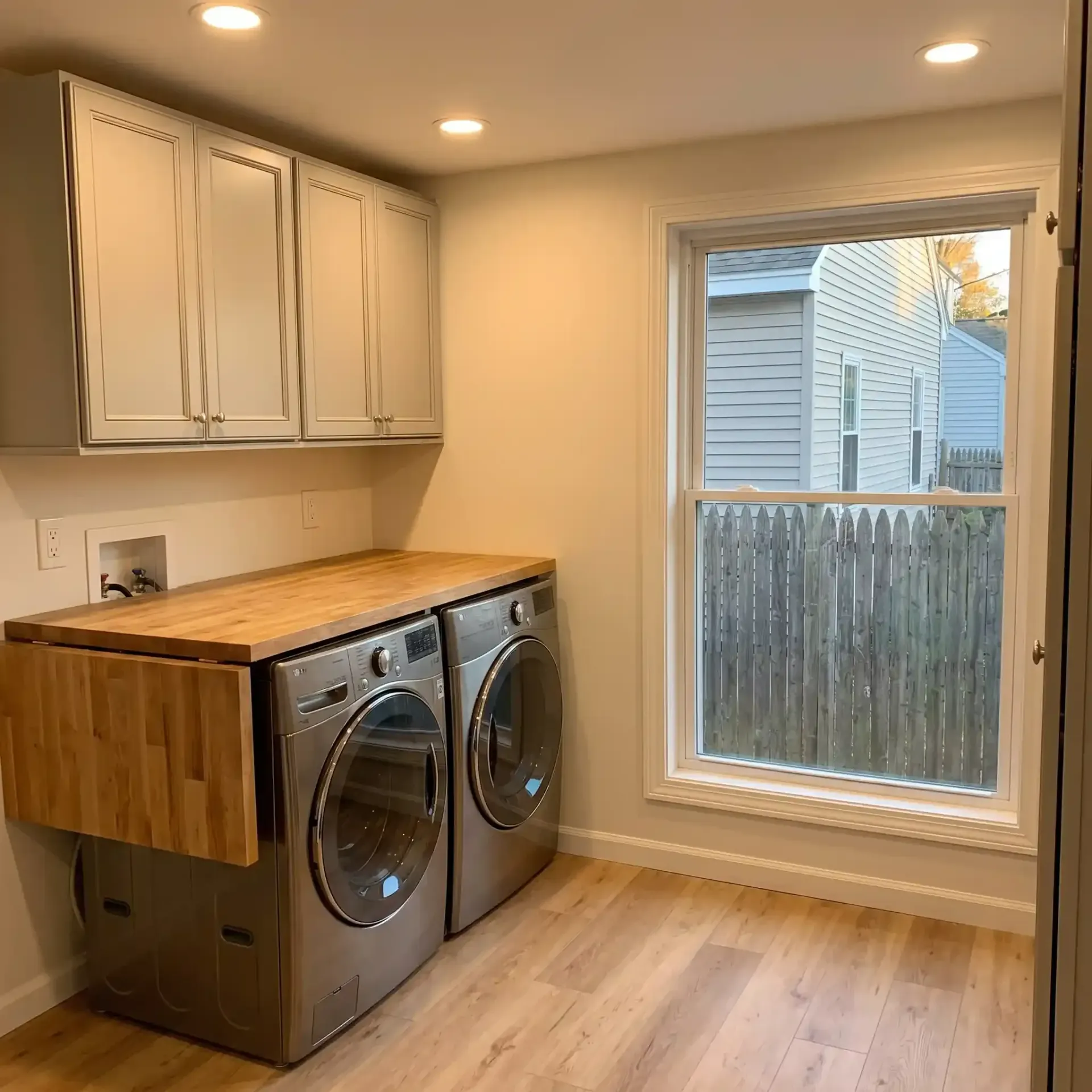 Finished laundry room addition Westbrook ME Legacy Construction Finished laundry room addition Westbrook ME Legacy Construction