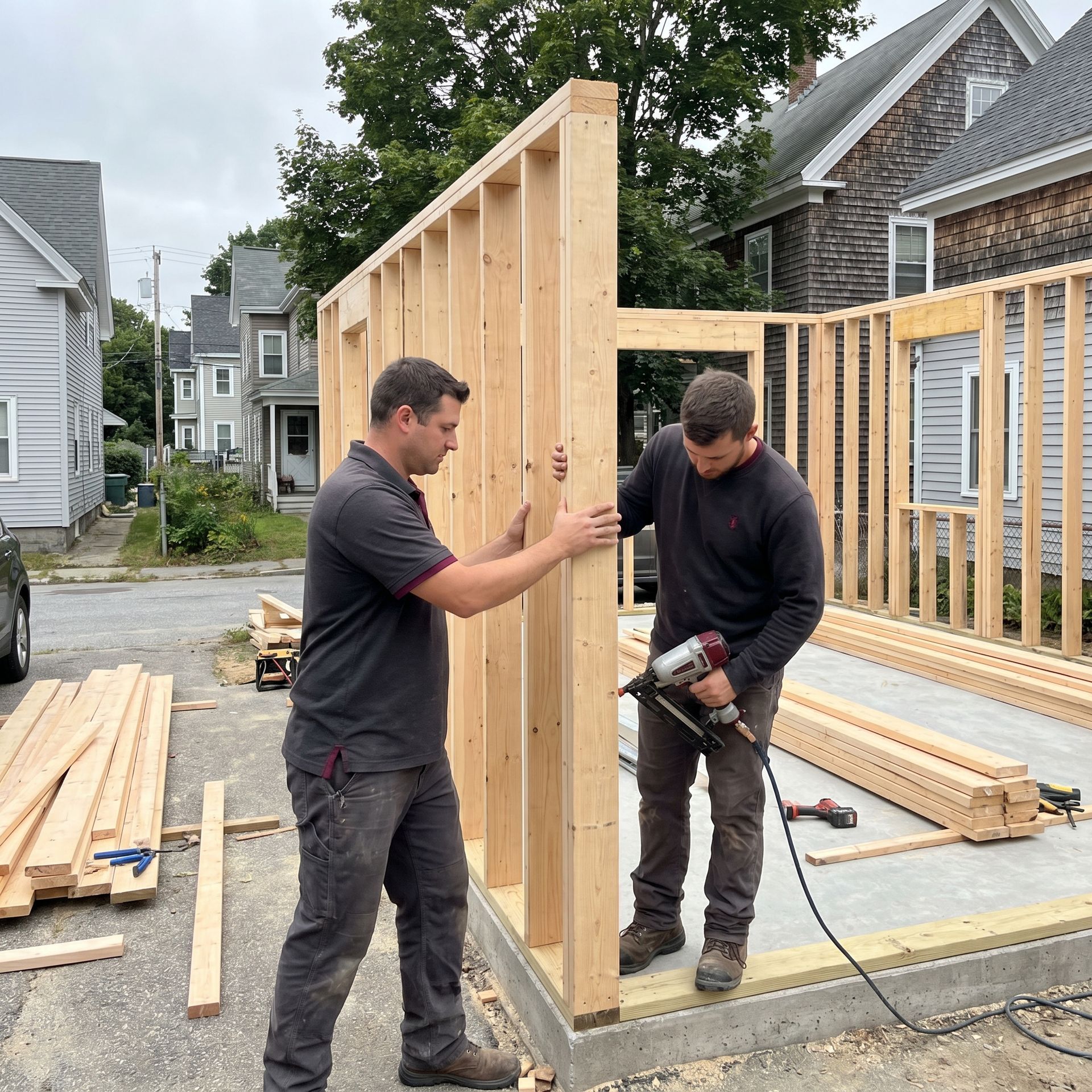 Garage builder Biddeford ME Legacy Construction