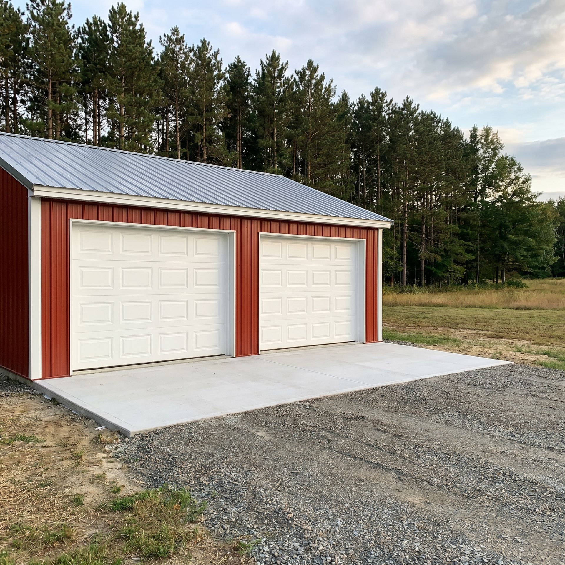 Finished detached garage Dayton ME Legacy Construction Finished detached garage Dayton ME Legacy Construction