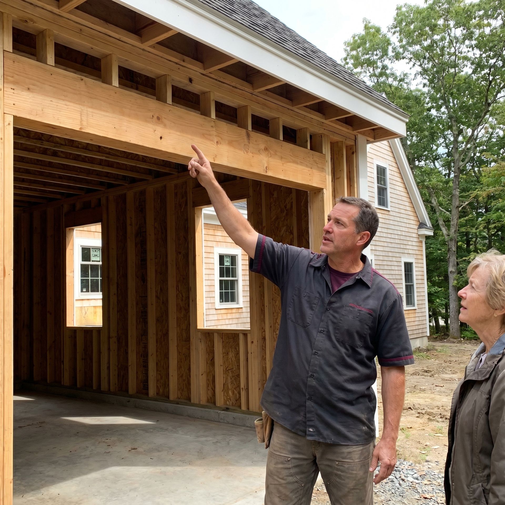 Garage builder Falmouth ME Legacy Construction