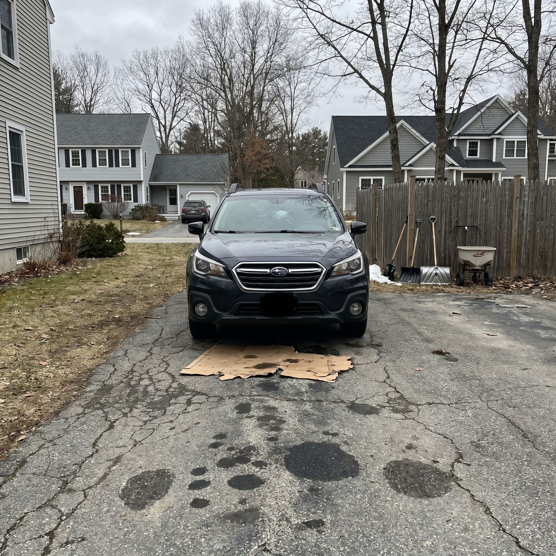 Freeport homeowner without garage parking