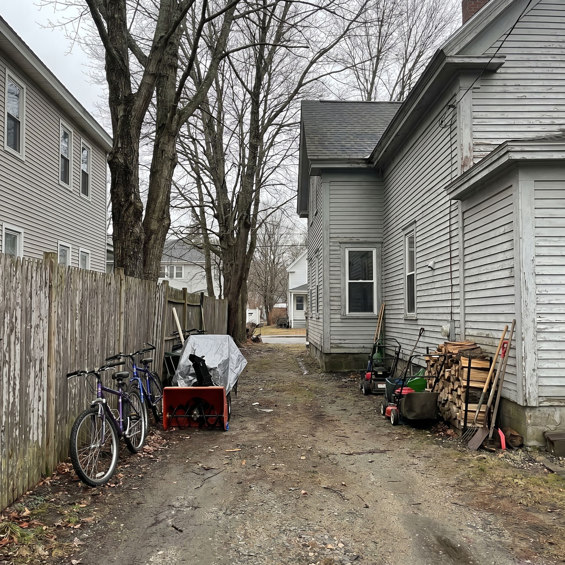 Sanford homeowner without garage storage