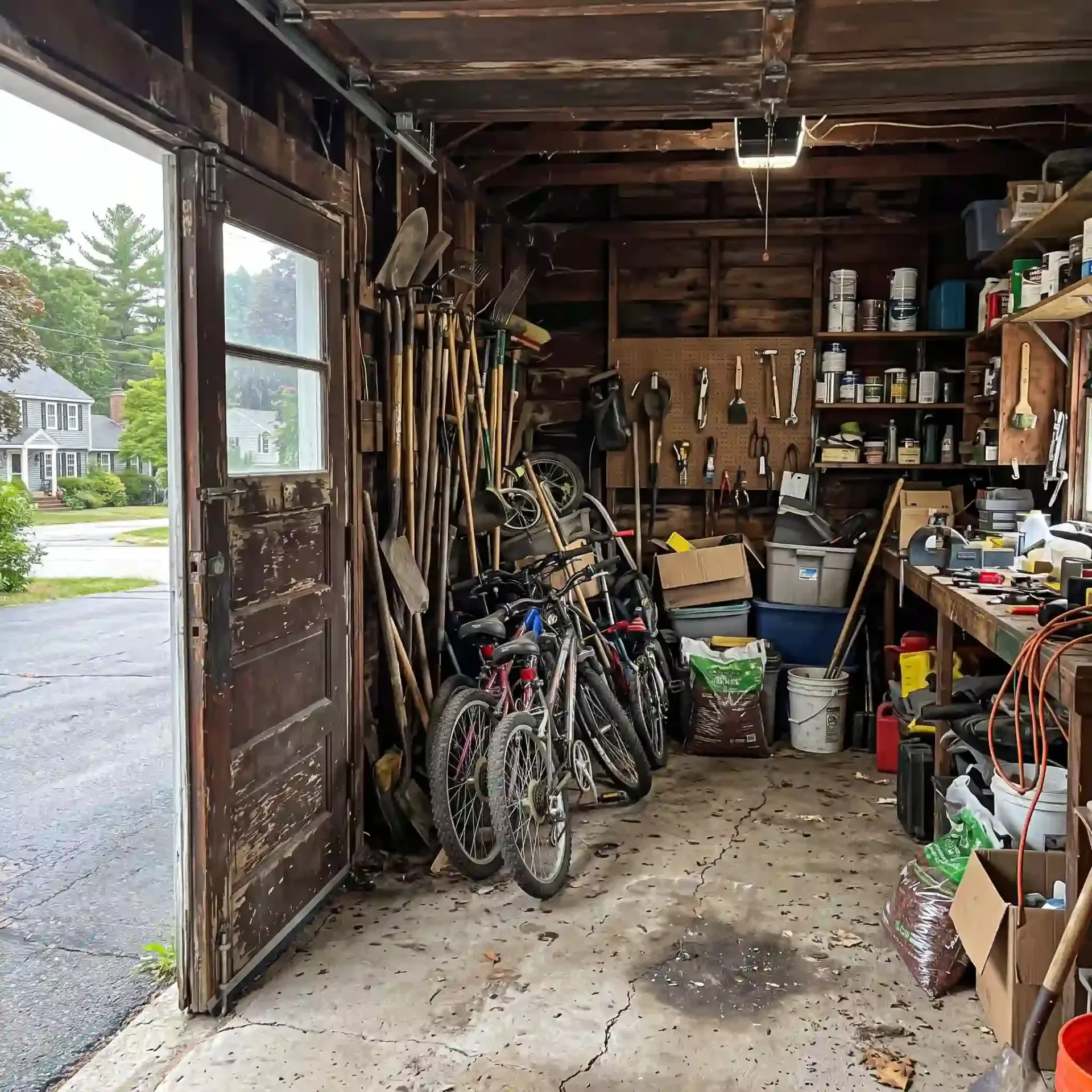 Homeowner checking phone for contractor callback Cumberland ME