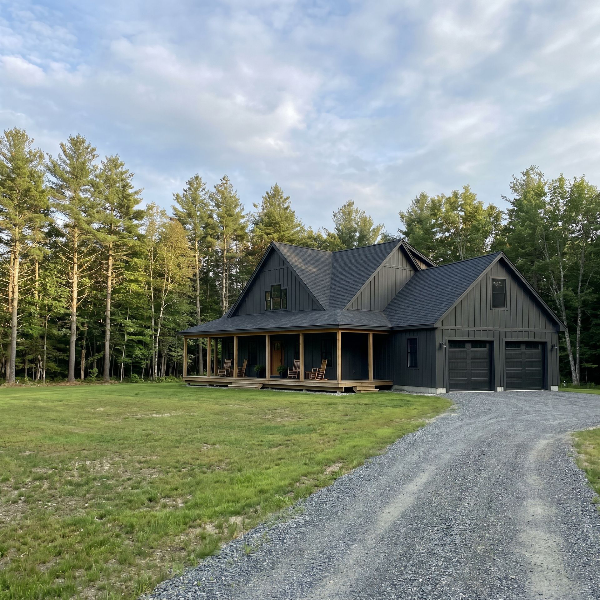 Completed custom build Dayton ME Legacy Construction